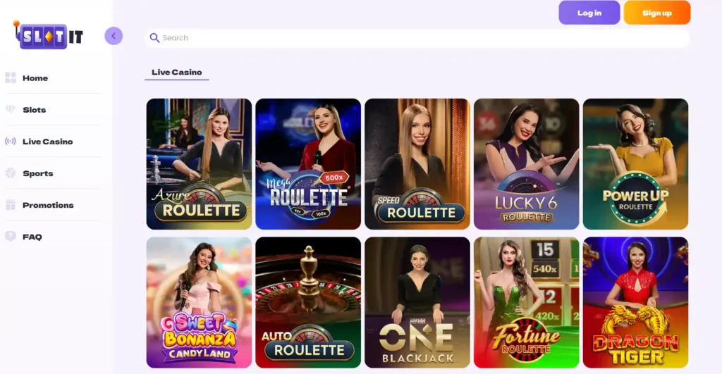 Slotit live casino